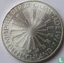 Allemagne 10 mark 1972 (D - type 1) "Summer Olympics in Munich - Spiraling symbol" - Image 1