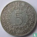 Germany 5 mark 1957 (G) - Image 1