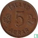 Island 5 Aurar 1959 - Bild 2