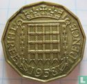 Verenigd Koninkrijk 3 pence 1958 - Afbeelding 1