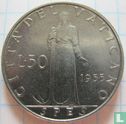 Vaticaan 50 lire 1955 - Afbeelding 1