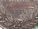 Frankrijk 5 francs 1831 (Tekst incuse - Bloot hoofd - BB) - Afbeelding 3