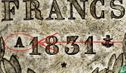Frankrijk 5 francs 1831 (Tekst excuse - Gelauwerde hoofd - A) - Afbeelding 3