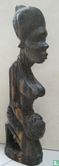 Ebony female figurine - Image 1