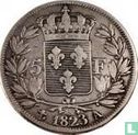 France 5 francs 1823 (A) - Image 1