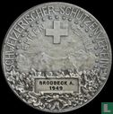 Switzerland  Silver Shooting Festival, Medal (Chur), Medal of Honor  1949 - Image 1
