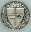 Switzerland  Silvered Shooting Medal St Gallen  1960 - Image 1