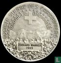 Switzerland  Silver Shooting Festival (French), Medal, Medal of Honor  1969 - Afbeelding 1