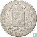 France 5 francs 1819 (B) - Image 1