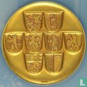 Switzerland  Gilt Shooting Medal St Gallen 10-Year Commemorative  1958 - Bild 2