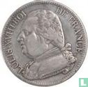Frankrijk 5 francs 1814 (LOUIS XVIII - M) - Afbeelding 2