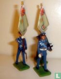 RAF Squadron Queens color Two Standard Bearers - Afbeelding 1
