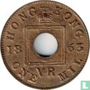 Hong Kong 1 mil 1863 - Image 1