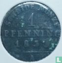 Pruisen 1 pfenning 1835 (A) - Afbeelding 1