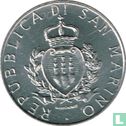 San Marino 1 lira 1987 "15th anniversary Resumption of Sammarinese coinage" - Afbeelding 2