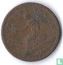 Canada half penny 1813 Wellington No date > Penning - Image 2