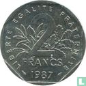 France 2 francs 1987 - Image 1