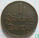 Danzig 1 pfennig 1930 - Afbeelding 2