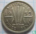 Australië 3 pence 1952 - Afbeelding 1