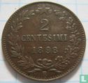 Italie 2 centesimi 1898 - Image 1