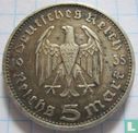 Duitse Rijk 5 reichsmark 1935 (F) - Afbeelding 1