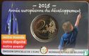 Belgium 2 euro 2015 (coincard - NLD) "European year for development" - Image 2