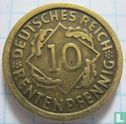 German Empire 10 rentenpfennig 1924 (F) - Image 2