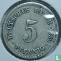 Duitse Rijk 5 pfennig 1899 (F) - Afbeelding 1