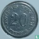 Duitse Rijk 20 pfennig 1876 (G)