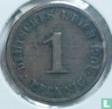 Empire allemand 1 pfennig 1901 (J) - Image 1