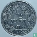 German Empire ½ mark 1917 (D) - Image 1