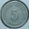 Empire allemand 5 pfennig 1894 (G) - Image 1