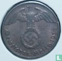Empire allemand 1 reichspfennig 1936 (G - croix gammée) - Image 1