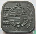 Nederland 5 cent 1941 - Afbeelding 1