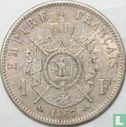 Frankrijk 1 franc 1867 (K) - Afbeelding 1