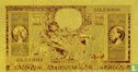 Belgie 100 francs 1943 Goud REPLICA met certificaat - Afbeelding 2