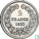 Frankrijk 2 francs 1834 (A) - Afbeelding 1
