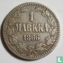 Finland 1 markka 1866 (type 2) - Image 1