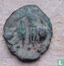 Kushan   (Greco-India, Indo-Scythia)  AE drachme   90 - 100 - Image 2