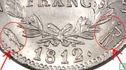 France 1 franc 1812 (Utrecht) - Image 3