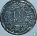 Zwitserland 1 franc 1850 - Afbeelding 1