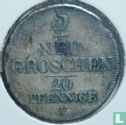 Saxony-Albertine 2 neu-groschen / 20 pfennige 1846 - Image 2