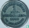 Saxony-Albertine 1 neugroschen / 10 pfennige 1868 - Image 1