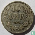 Zweden 10 öre 1876/5 - Afbeelding 1