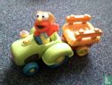 Boer Elmo op tractor - Image 1