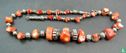 A coral bead necklace - BERBER - Morocco - Image 1