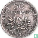 Frankrijk 50 centimes 1897 - Afbeelding 1