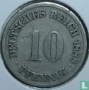 Empire allemand 10 pfennig 1888 (G) - Image 1