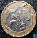 Verenigd Koninkrijk 2 pounds 2002 "Commonwealth Games in Manchester - English flag" - Afbeelding 1