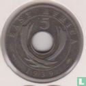 Oost-Afrika 5 cents 1939 (H) - Afbeelding 1
